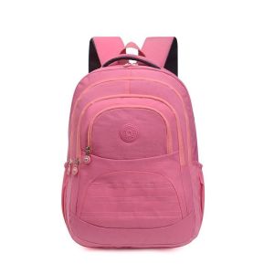 GStar Large Capacity Backpack Women Waterproof Bag Pack Outdoor Travel Laptop Bag Soild Color Simple Design High School Bag