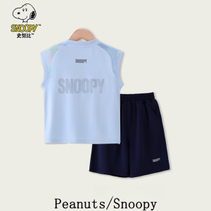Moisture-wicking Ice Silk Breathable Sleeveless Kids Sport Set