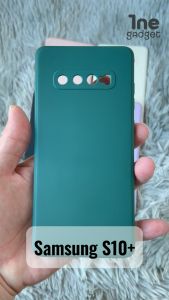 เคส สำหรับ Samsung Galaxy S10 Plus เคสซิลิโคนนิ่ม สีพื้น กันกล้อง TPU บาง