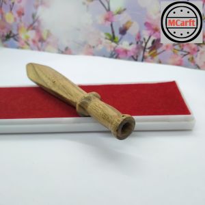 Pipa once padutan kayu Bidara asli model pedang B142