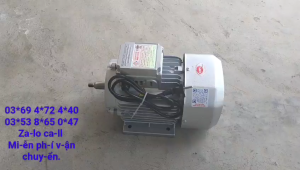 Mô tơ 2hp chạy điện 220v vòng tua 2900v/p