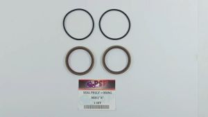 Seal Pully + O Ring Mio J (Harga Per Set Isi 4) - Sil Siel Karet Oring Puli Puly Puley Pulley CVT