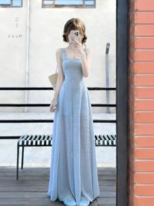 CHANGTONG | Elegant Slimming Darts Ladies Dress