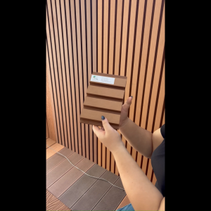 MÃ 219*26 ỐP LAM SÓNG GỖ NHỰA NGOÀI TRỜI màu gỗ tếch GỖ NHỰA LC