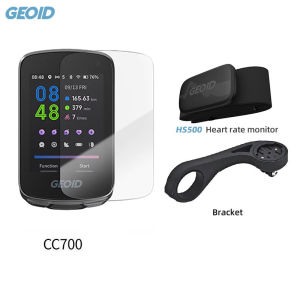 Máy Tính Xe Đạp GPS GEOID CC700 Màn Hình Màu 2.8 Inch Chống Nước Tích Hợp Định Vị Đường Đi Tốc Độ Kế BLE WIFI ANT Dành Cho Xe Đạp