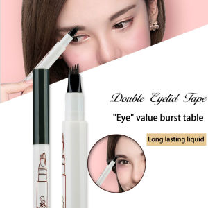 **【COD】Eyebrow Pencil / Pensil Alis / 4 Tips Eyebrow Liquid Pen Benang Eyebrow Tahan Air Tahan Lama Long Lasting - 💞Margot**