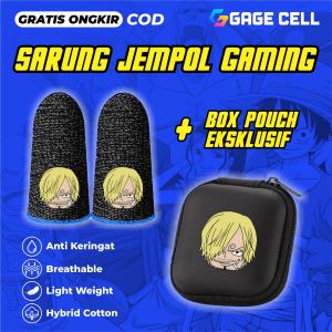 FREE BOX SARUNG JEMPOL GAMING GAMERS / SARUNG TANGAN GAME ANTI KERINGAT BASAH SUPER SENSITIF PREMIUM