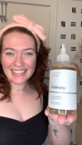 【Authentic product】The Ordinary Glycolic Acid 7% Toning Solution 240ml.Anti-aging firming the skin shrinking pores removing blackheads brightening the complexion fading spotsCurb sweat and prevent underarm odor