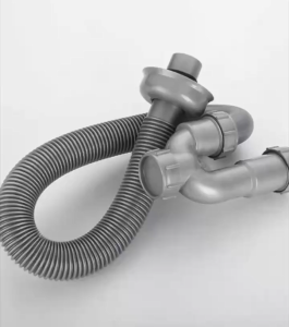 Kitchen Sink /Washbasin Deodorant Tube Drain Pipe Plastic Flexible Hose with Strainer P-Trap