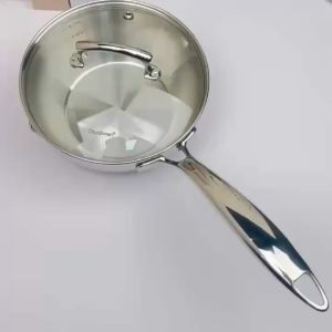 Quánh inox 16cm CHOCKMEN CKM 592 quánh inox bếp từ quánh inox kèm vung quánh inox đa năng quánh CHOCKMEN