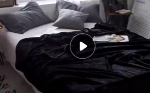 #FLBK READY STOCK PISCES Selimut Baldu Gebu Fleece Blanket