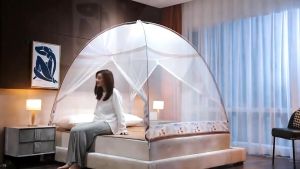 Local Ready Stock 2 Door Kelambu Khemah Single/queen/king Mosquito Net Bed Kelambu Baby Mosquitoes Dust proof mosquito net