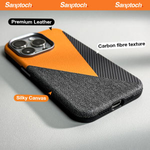 Sanptoch Magsafe Splicing Phone Case: Luxury Protection for iPhone 16 Pro Max