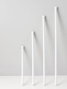 Multi Purpose Spring Loaded Adjustable Extendable Sticks Hanging Rod Punch-Free Telescopic Shower Curtain Rail Bathroom Product