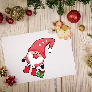 Cute Kids DIY Christmas Stickers Puzzle Birthday Gift Goodie Bag Christmas Gift