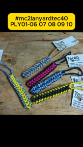 MC2THAILAND Paracord 2mm Lanyard UNIT PLY01-06 PLY01-07 PLY01-08 PLY01-09 PLY01-10 เชือกหัวซิป สายห้อย