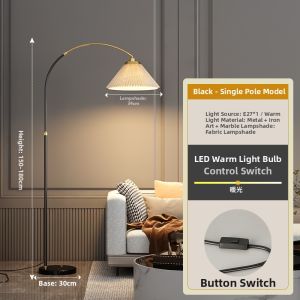 BAISHIDENG | Vintage Luxe Advanced Rustic Standing Lamp