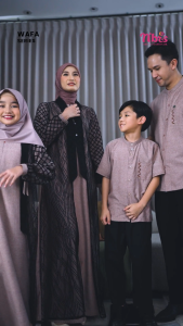 NIBRAS RAYYA SERIES TERBARU COUPLE KELUARGA 2025 WAFA MOCHA