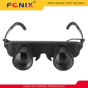 FONIX 3X Zoom Magnifier Glasses Style Telescope 50-100m Optical Lens Outdoor Fishing Optics Binoculars Game Watching Tackle Device