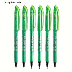 MROOFUL | 6 Chiếc 0.5 Mm Xong Xóa Được Bộ Bút Gel 6 Màu Có Thể Giặt Được Mực Trường Văn Phòng Đồ Dùng Văn Phòng Phẩm Có Tay Cầm Bằng Nhựa Gel Nạp Lại