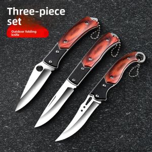 FUJUN | Damascus Pattern Portable Outdoor Knife Sharp High Hardness