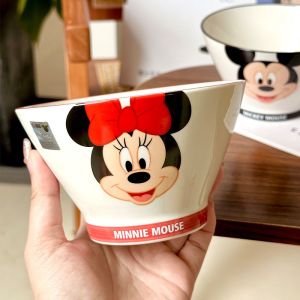Đáng Yêu Mickey Hoạt Hình Đồ Ăn Bằng Gốm Disney Five-inch坂 Bowl Sử Dụng Tại Nhà Cảm Giác Cao Cấp Bát Ăn Bát Mì