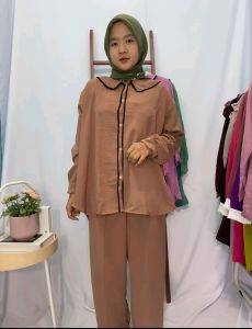 ONESET SETELAN SETCEL GIGA CRINGKLE AIRFLOW PREMIUM IMPORT WANITA DEWASA TERBARU TERMURAH KEKINIAN |