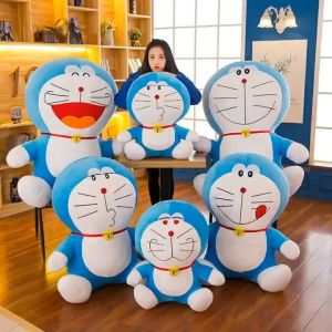 25/50cm/70cm Doraemon Cartoon Cute Plush Toy Baby Kids Doll Mainan Anak Patung Plushie Stuffed Toys For Birthday Gift