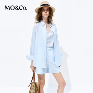 MO&Co. | New Summer Lightweight Long-staple Cotton Striped Suit