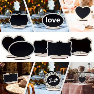 ป้ายกระดานดำ แบบหนีบ ห้อย ตั้งโต๊ะ กระดานดำ เขียนแล้วลบได้ ใช้ชอล์กฝุ่นเขียน เมนู ราคา ตกแต่งร้านค้า