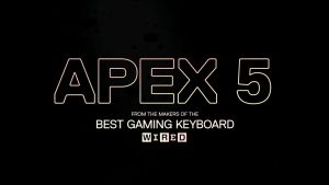 SteelSeries Apex 5 RGB Hybrid Mechanical Gaming Keyboard Wired USB OLED Smart Display Aircraft-grade Keyboard (64532)