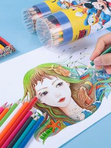Disney Color Pencil 12/24/36 Colors Frozen/Spider Man Color Pencil for Children [SG Ready Stock]