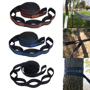 2pcs Hammock Straps Special Reinforced Polyester Straps 5 Ring High Load-Bearing Barbed Hammock Straps For Outdoor Camping