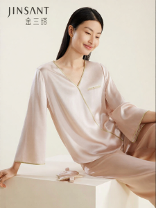 JINSANTA | Cool Feeling Silk Pajamas 100% Silk