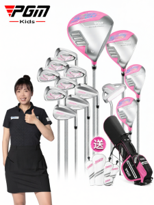 PGM GOLF | Junior Titanium 1 Wood Golf Clubs Set with Stand Bag