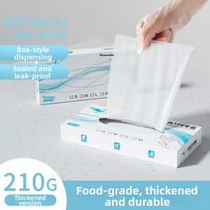 SIVASS | Food Grade Thick Wear-Resistant Transparent Disposable Gloves