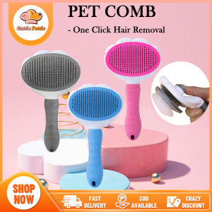 Dog Brush for Hair Pet Grooming Shedding Comb Hair Anti-Tangle Removal Utility Pet Self Cleaning Tool