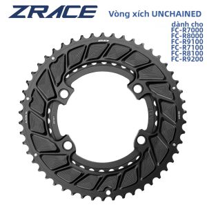 ZRACE UNCHAINED 2x Xích Đĩa Cho Xe Đạp Đường Trường Hợp Kim Nhôm Cấp Độ Thi Đấu Xử Lý Bề Mặt Siêu Mịn Tương Thích Với 105/ULTegra/Dura-Acer