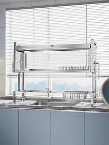 Rak Piring Wastafel Stainless Steel & Rak Wastafel Dapur Tahan Lama