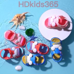 Dép sandal cho bé trai bé gái từ 2 đến 5 tuổi với họa tiết mickey mềm có đế chống trơn trượt và chống thấm nước HD116