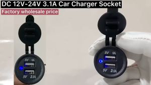 USB Charger Alat Cas HP Buat di Motor 2 Port