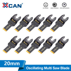 XCAN 1/5/10PCS Oscillating Saw Blades Titanium Bi-Metal Saw Blades Multifunctional Multitool Blades For Wood Plastic Metal