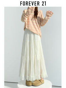 Forever21 | Đầm Midi A-Line Ghép Ren