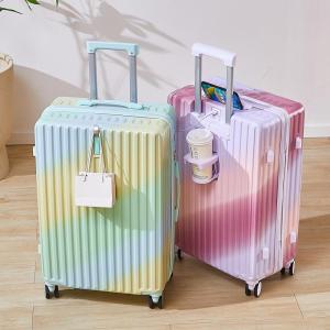 Qieyin Garden | Trendy Gradients High Aesthetic Large Capacity Lockable Suitcase