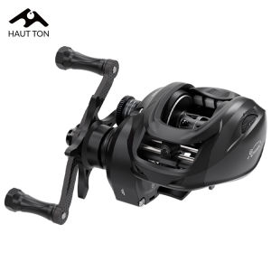 HAUT TON PN คาร์บอนไฟเบอร์น้ําหนักเบา Baitcasting Reels เพียง 135G 7.1: 1 อัตราทดเกียร์ความเร็วสูงแกนสั้น SPOOL เหมาะสําหรับตกปลา