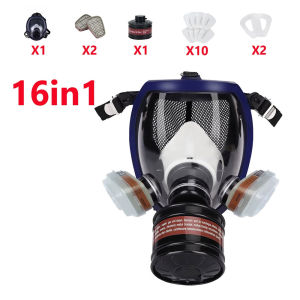Full face respirator Gas Mask 40 mm activated carbon filter canister Suitable for fumes Chemical spray paint tactical-survival