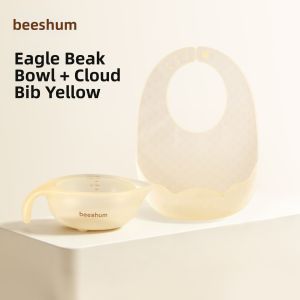 Beeshum | Baby Feeding Bowl Silicone Soft Beak Design