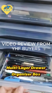 YHF Stylish Multi-Layer Drawer Organizer Box – Perfect for Jewelry Makeup and Accessories Storage