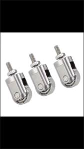 1/2/3PCS Dial Indicator Wheel Probe Tips M2.5 Metal Roller Contact Point For Electronic Digital Indicators Dial Gauge
