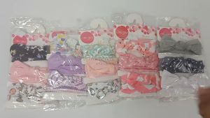 BANDO BAYI PEREMPUAN BANDANA ANAK CEWEK KOREA MOTIF KARTUN PITA 3in1 HEADBAND AKSESORIS BALITA AK35